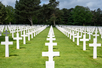 Cimetiere americain Normandie Colleville sur mer