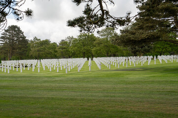 Cimetiere americain Normandie Colleville sur mer