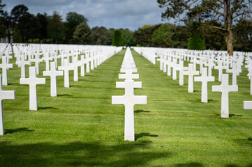 Cimetiere americain Normandie Colleville sur mer