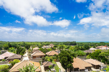 沖縄-【竹富島－竹富島の風景】
