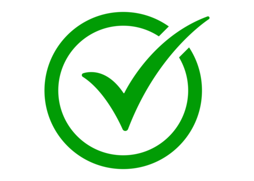 Green Check Icon Transparent PNG