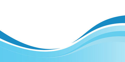 Sea waves layered vector background illustration and sea beach