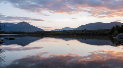 Fototapeta premium lake in the mountains
