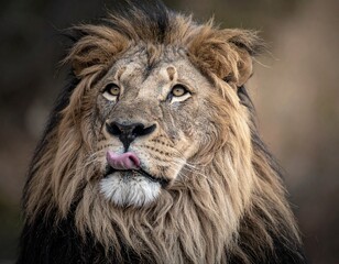 Fototapeta premium portrait of a lion