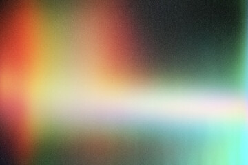 light leak overlay effect with scratch dust and colorful light leaks,retro grain noisy film flare on black background,analog old film burn overlay,abstract distressed background with rainbow ray