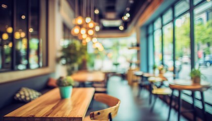 Chic And Modern Coffee Shop Interior With Stylish Tables, Cozy Ambiance, Spacious Windows, And Fresh Decor For A Warm Welcome.