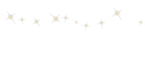 String lights overlay, sun light with lens flare effect, Overlays, light, Sun, lens flare, light leaks,  light effect, Sun flush, sunrays, Star Sparkle Garland, Wavy Line of Glitter for Festival