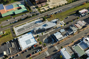 Aerial View of Otoineppu Village, Hokkaido – Rural Town and River Landscape