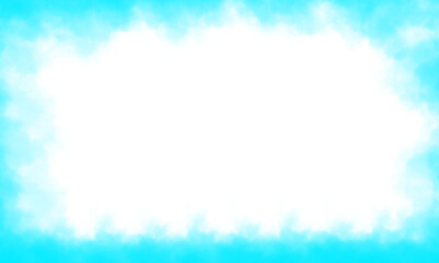 blue watercolor frame isolated on transparent background, perfect for adding a touch of artistic flair to photos, invitations, and other designs