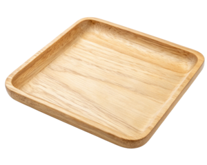 rectangular wooden plate