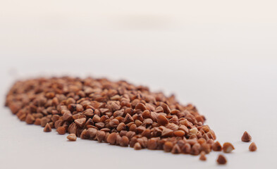 Whole Buckwheat Kernels: Natural Texture and Earthy Color