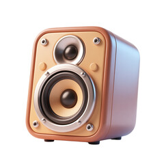 Professional Studio Speaker Audio Equipment Loudspeaker 3D Render Icon Illustration Cute Cartoon Style