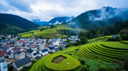 rice terraces in bali