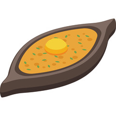vector illustration of a pizza