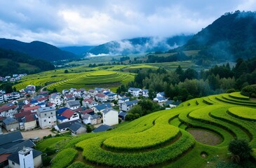 rice terraces in bali