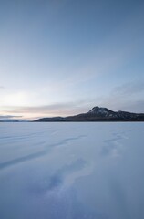 lake and mountains