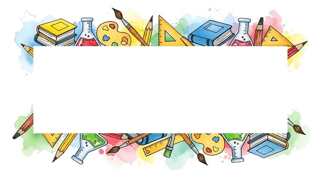 Back to School Banner Design. - Powered by Adobe