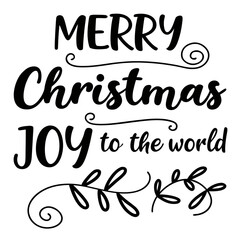 Festive christmas joy to the world design featuring the words merry christmas and joy, perfect for holiday cards, banners, and festive decorations