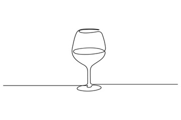 Champagne glasses toast continuous one line drawing minimalist celebration illustration