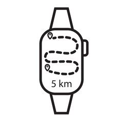 runing icon. running results icon. running distance icon. 