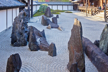 東福寺の本坊庭園、南庭。