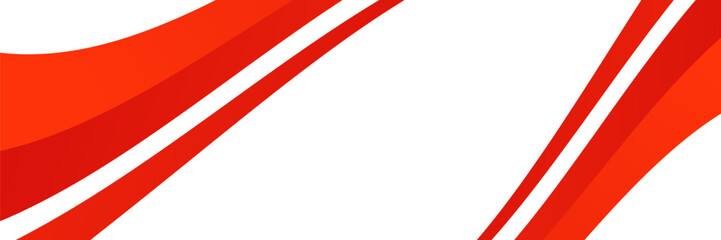 Vector red line background curve element with white space for text and message design, overlapping layers, vector