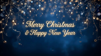 Luxury design Christmas and New Year greetings for flayers, banners, backgrounds, greetings, text space