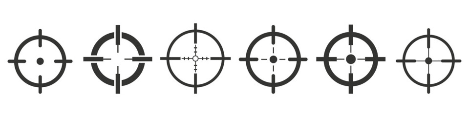 Obraz premium Target icon set. goal icon vector. Aim icon set