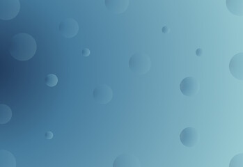 water drops on blue background