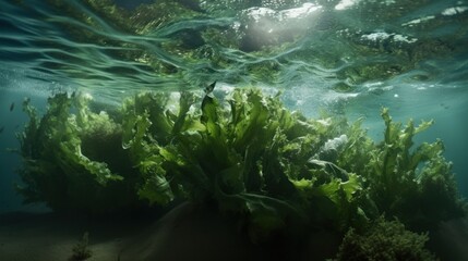 Underwater aquatic plants
