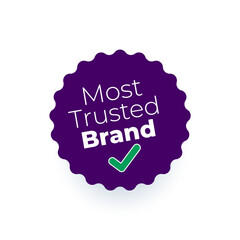 verified most trusted brand sticker design