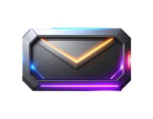 Futuristic Design Mockup – Modern Tech Concept Visualization PNG 