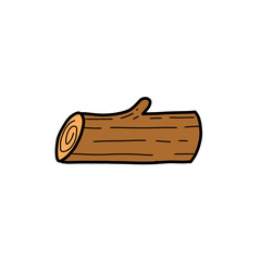 Brown Wood Log Icon