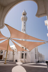 Al Rahma Floating Mosque on the Red Sea in Jeddah, Saudi Arabia