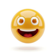 Fototapeta premium Emoji 3D In Happy Emotion