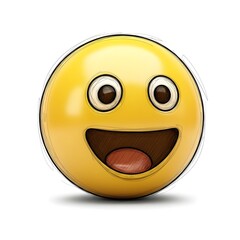 Fototapeta premium Emoji 3D In Happy Emotion