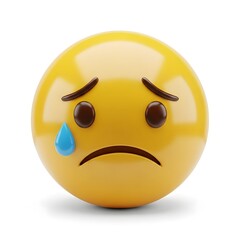 Emoji 3D In Sad Emotion