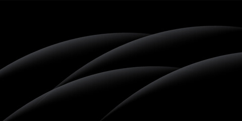 simple blur curve wave background, black main colour