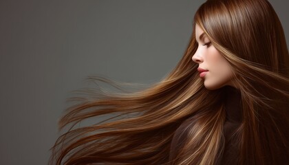 Stunning Woman With Stylish Hair: A Description Of A Beautiful Woman With Fashionable Hair That Enhances Her Overall Appearance.