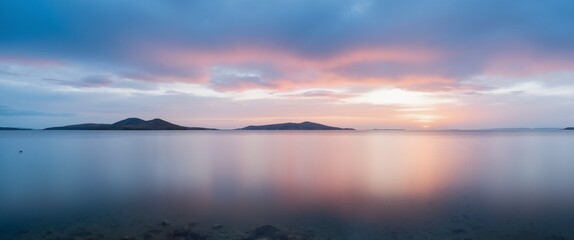 Fototapeta premium sunset over the sea