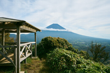 竜ヶ岳から見る富士山