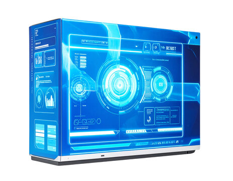  Innovative 3D Product Mockup – High-Tech Futuristic Style PNG