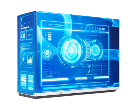  Innovative 3D Product Mockup – High-Tech Futuristic Style PNG