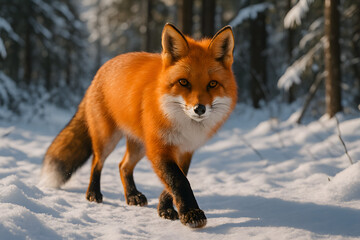Fox in Snow