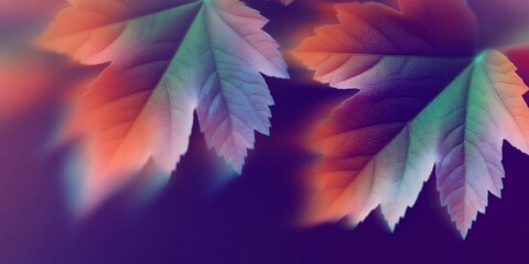 Vibrant abstract leaves with soft gradients and dreamy lighting. Perfect for backgrounds, seasonal designs, nature themes, and creative digital art with a modern, elegant aesthetic.