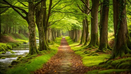 footpath in the forest