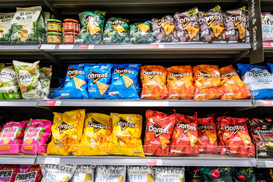  Selection Of Classic Tortilla Chips Tasty Snack