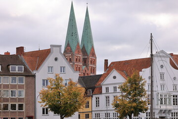 Blick in die Altstadt der Hansestadt Lübeck