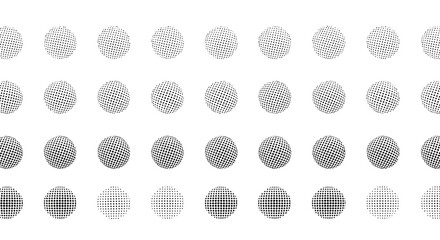 Abstract Gradient Dots Pattern Background, Repeating Circles Texture, Minimalist Design