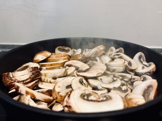 mushrooms on a plate